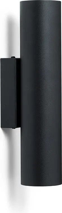 RENDL LUKE fali lámpa fekete 230V LED GU10 2x7W