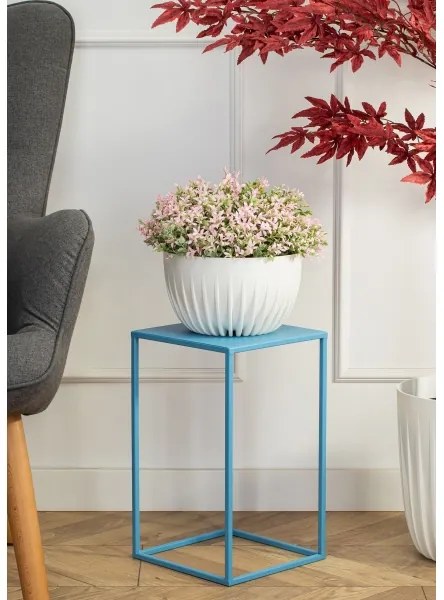 Virágállvány 40x24 cm kék