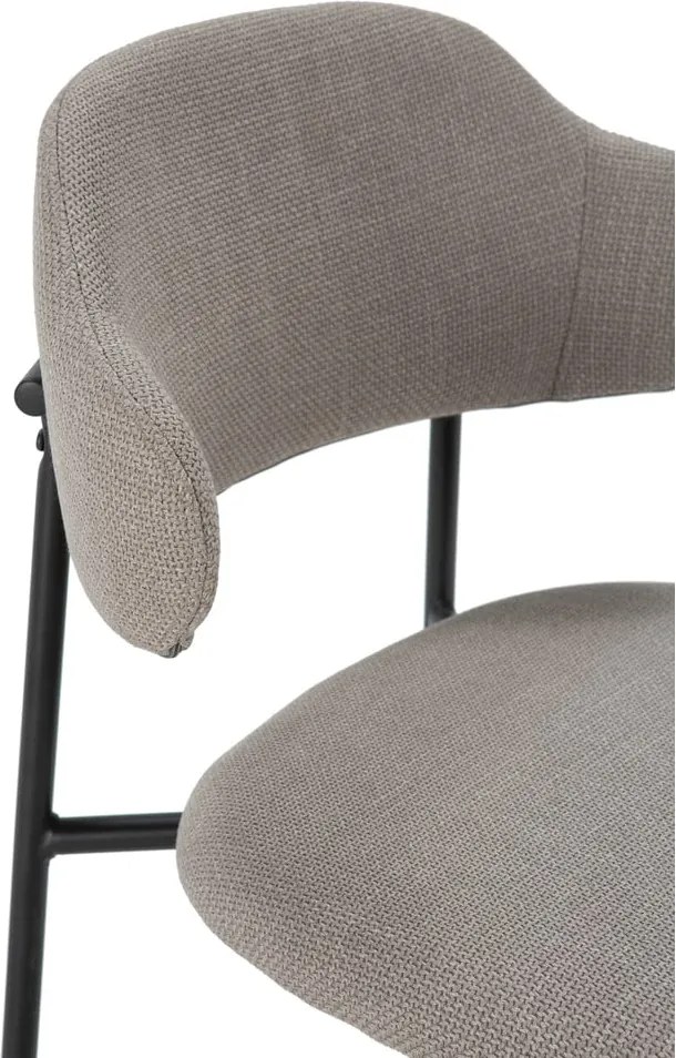 Világosszürke étkezőszék szett 4 db-os Adriel – Marckeric