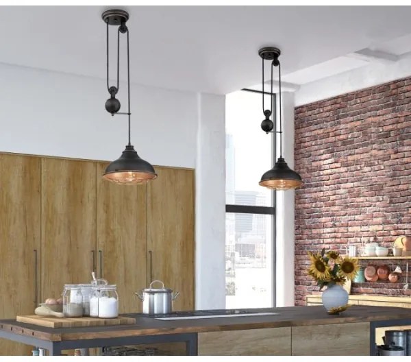 Westinghouse 61249 - Csillár zsinóron CHAVES 1xE27/60W/230V