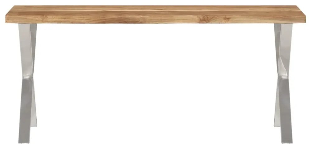 tömör akácfa pad természetes éllel 105 cm