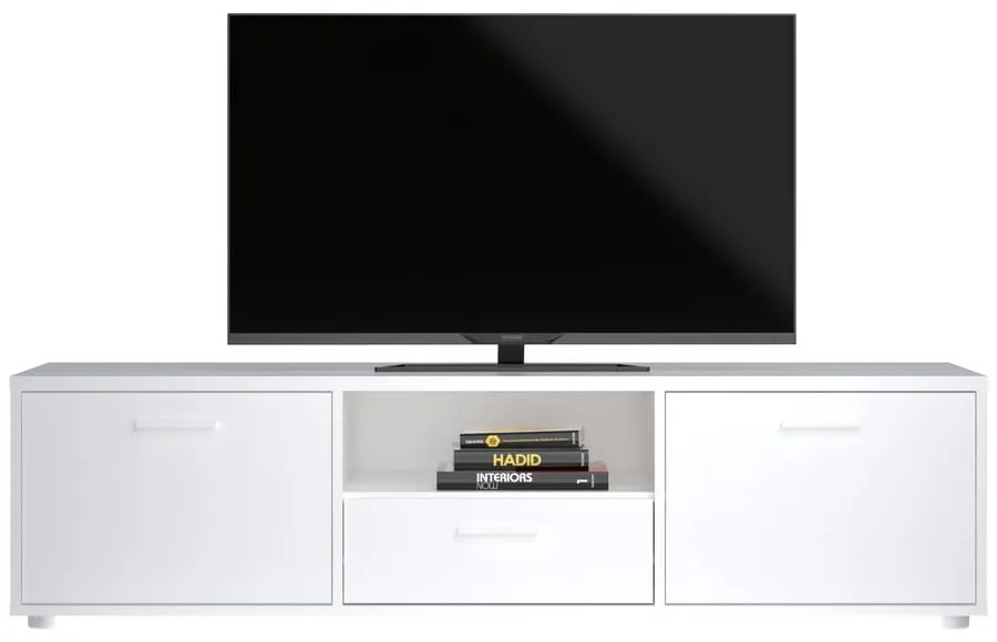 Fehér TV-állvány 147x38 cm Media – Tvilum