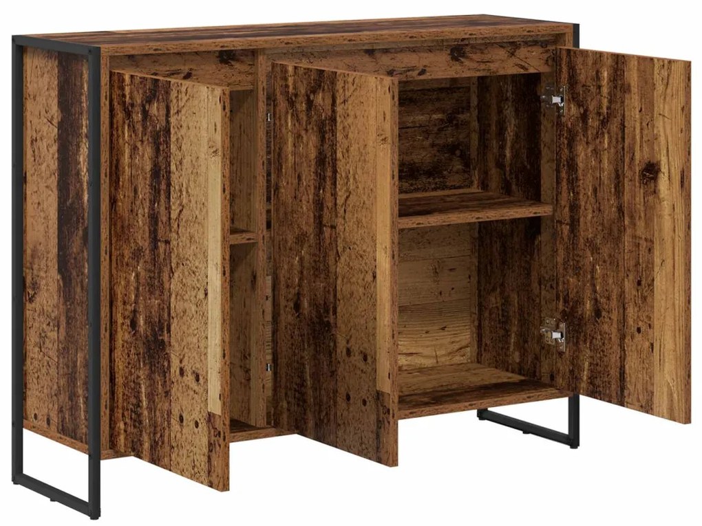 Oldalsó szekrény Öreg fa 96,5 x 30 x 75 cm Faanyag