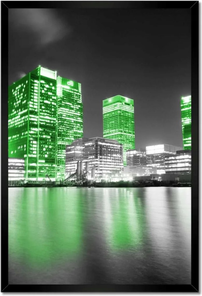 Poszterek keretben 40x60 Londoni felhőkarcolók