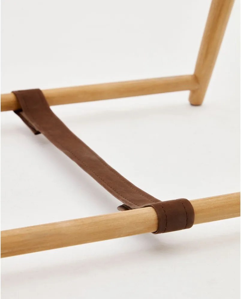 Natúr színű teakfa szobainas Roxana – Kave Home