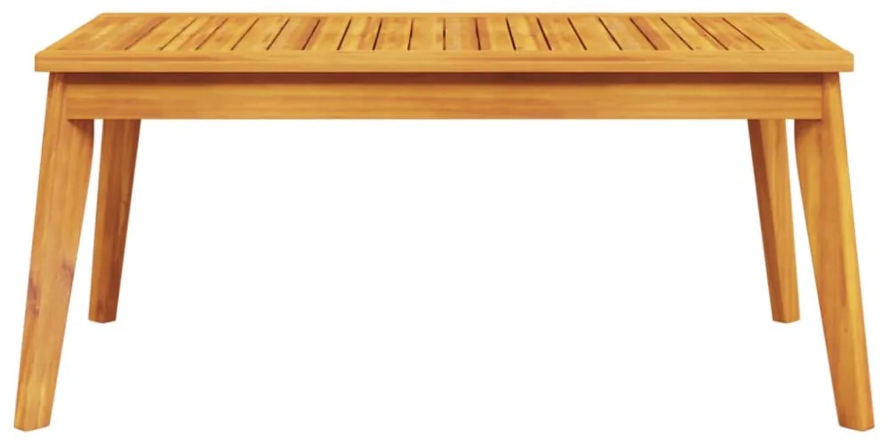 tömör akácfa kerti étkezőasztal 100 x 55 x 45 cm