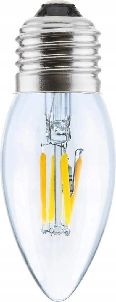 Segula 55870 Led gyertya 24V, meleg fényűre szabályozható, átlátszó E27 3 W (22 W) 210 Lm 20