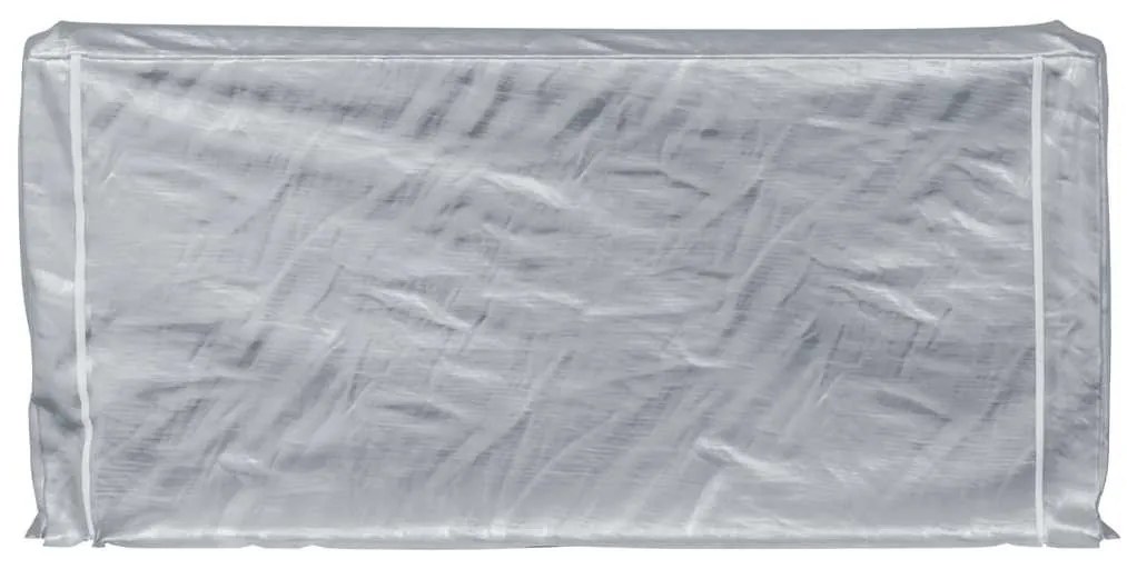 Tűzifa állvány esővédővel 300x25x150 cm Horganyzott acél
