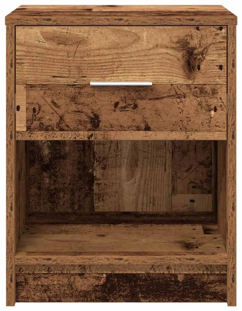 Antik fa színű éjjeliszekrény fiókkal 40x34x50 cm