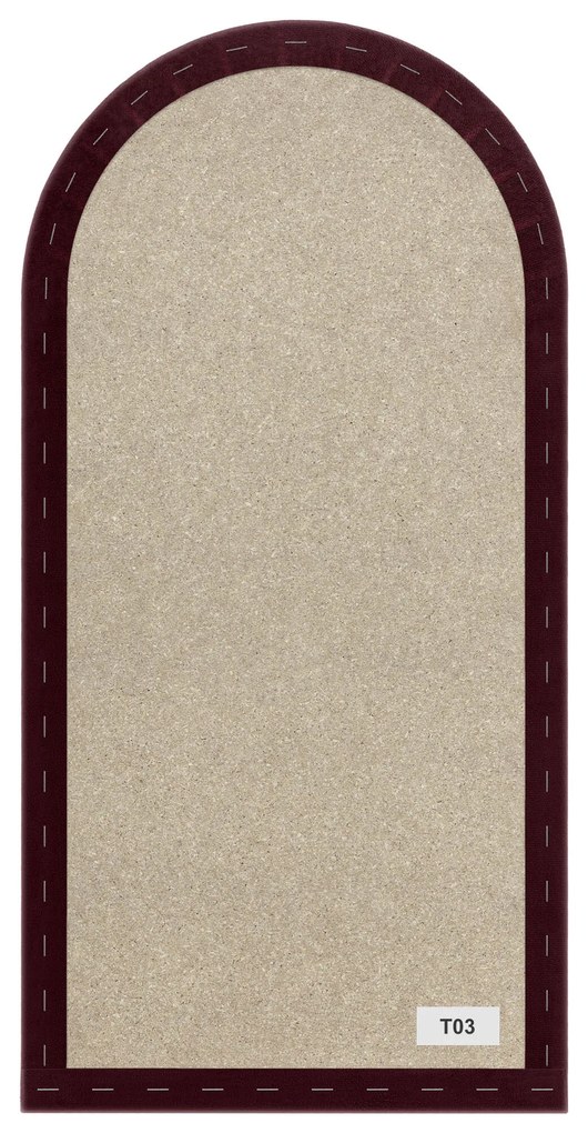 Kárpitozott panel - Íves - 30x80cm Szín: Khaki