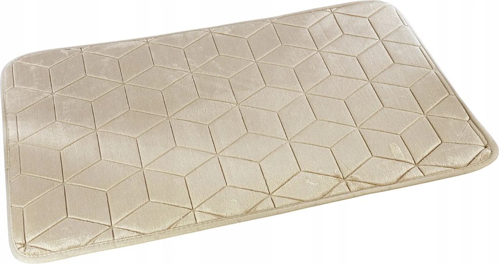 Fürdőszobaszőnyeg Sumba Csúszásgátló Járda Bézs 45x75 cm