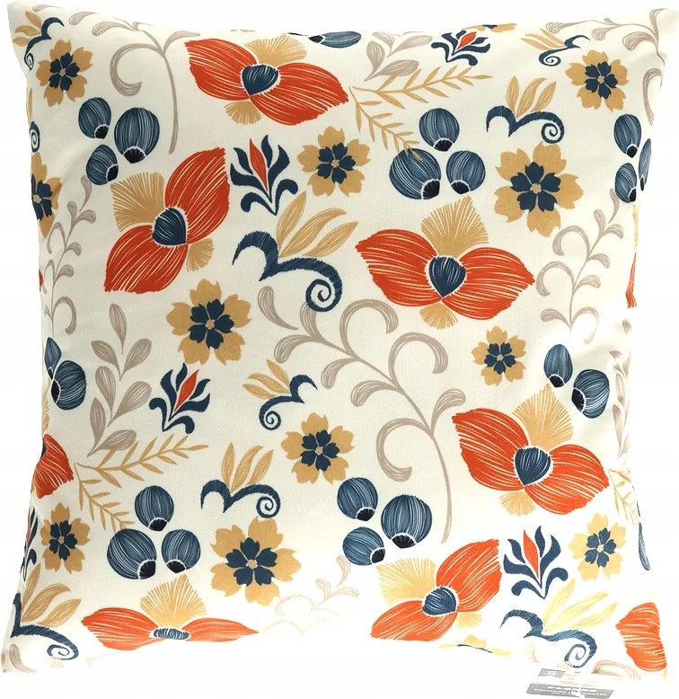 Flores díszpárnahuzat virágmintás virágmintás párnahuzat