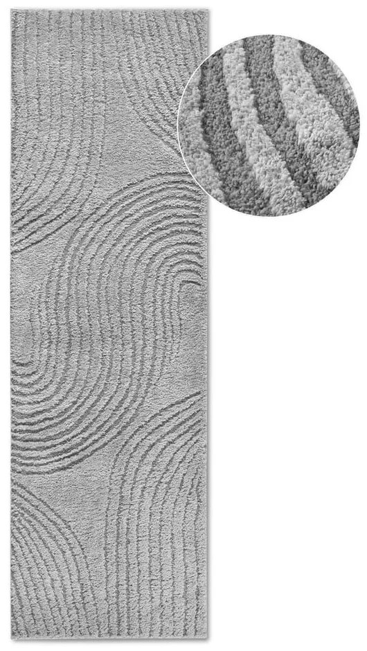 Szürke futószőnyeg 80x240 cm Pigment Light Grey – Elle Decoration