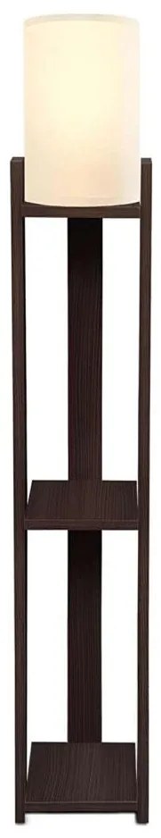 Állólámpa AYD 1xE27/40W/230V barna/krémszínű