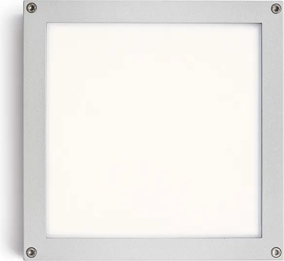 RENDL SCOTT mennyezeti lámpa ezüstszürke 230V LED 9.8W IP54 3000K