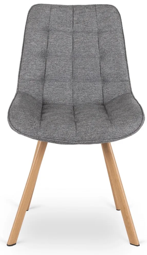 KATHY Kárpitozott Étkezőszék Szürke Színben