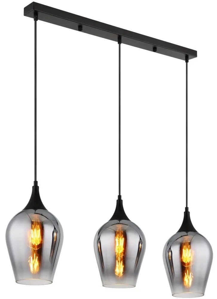 Globo 155520-3HS - Csillár zsinóron LAVUS 3xE27/60W/230V