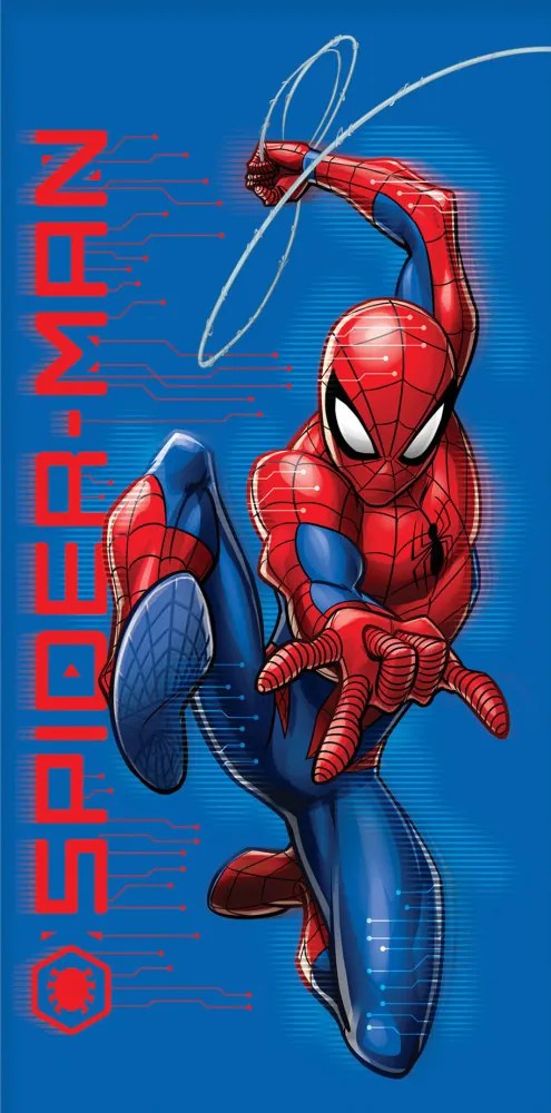 Pókember Jump fürdőlepedő, strand törölköző 70x140 cm