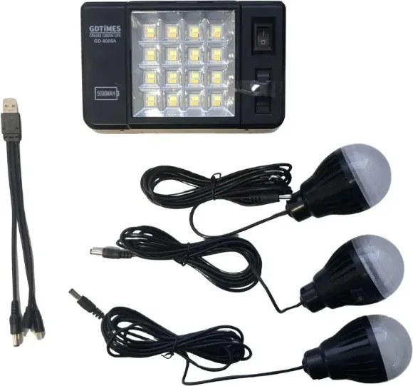 Napelemes világítás GDTIMES GD-8006A