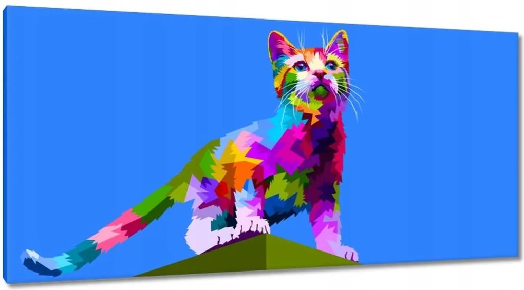 Vászonkép 115x55 Cica