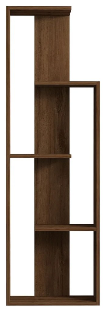 Könyvespolc Wand 160x50x19,6 cm - Walnut