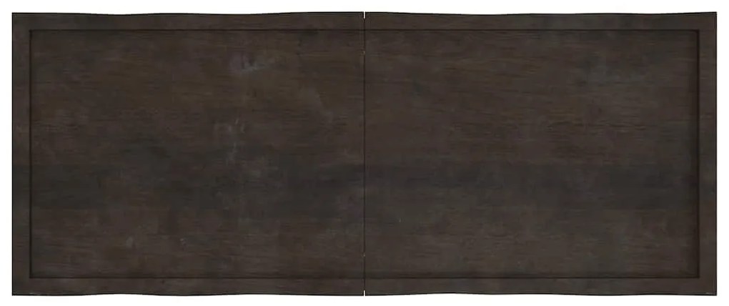 sötétbarna kezelt tömör asztallap 160x60x(2-6) cm