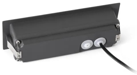 FARO 70638 - NAT kültéri beépíthető LED lámpatest, LED/8W/230V, IP65, fekete