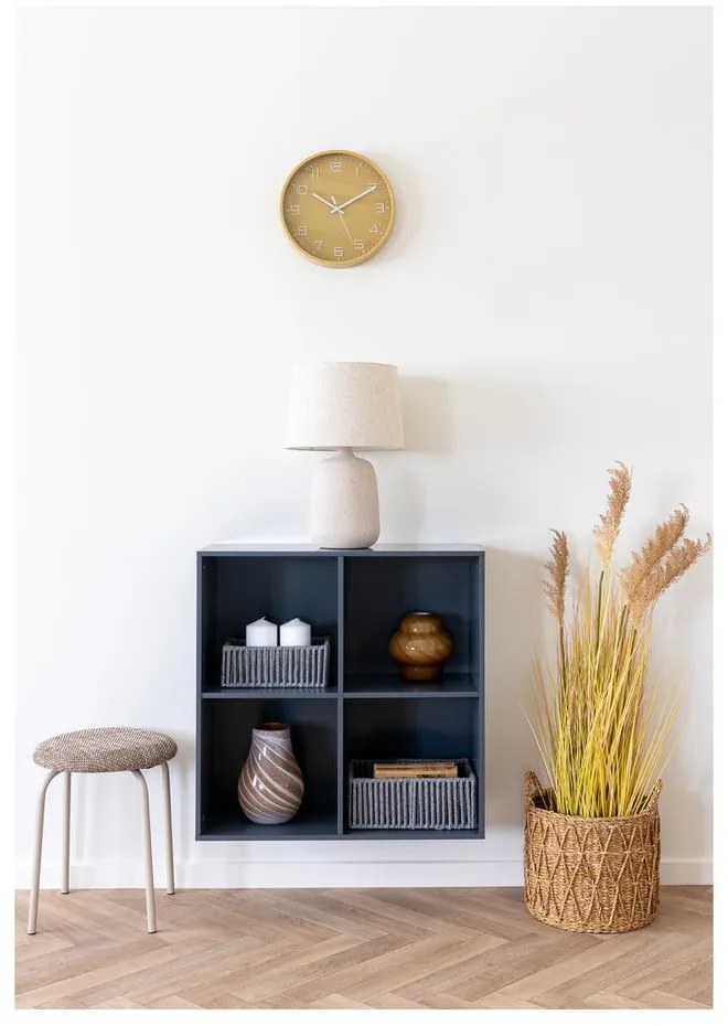 Sötétszürke fali könyvespolc 30x69 cm Horne – House Nordic