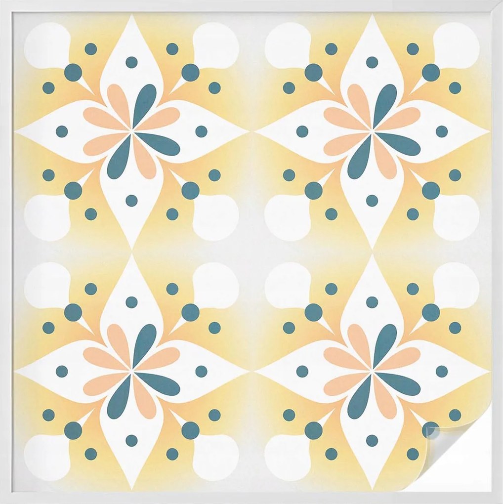 Tejfólia Ablaküveg Védelem és Adatvédelem Virágos szimmetria 100x100