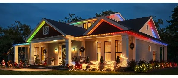 Govee - LED RGBICW kültéri karácsonyi lánc 2700-6500K 20m Wi-Fi Matter IP66