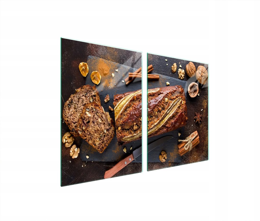 Üveg Konyhai Védőlap 2x45x52 Kenyér Edzett Üveg