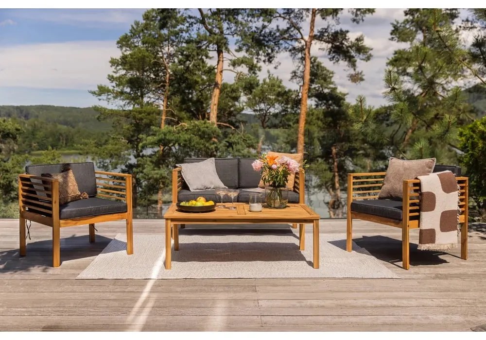 Fehér-bézs kültéri szőnyeg 170x120 cm - NORTHRUGS