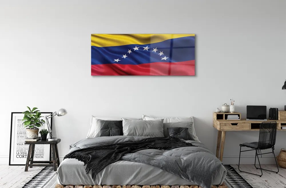 Üvegképek zászló Venezuela 100x50 cm