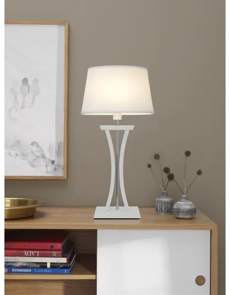 Cottex B2429V - NEW CHELSEA asztali lámpa 1xE14/40W/230V fehér