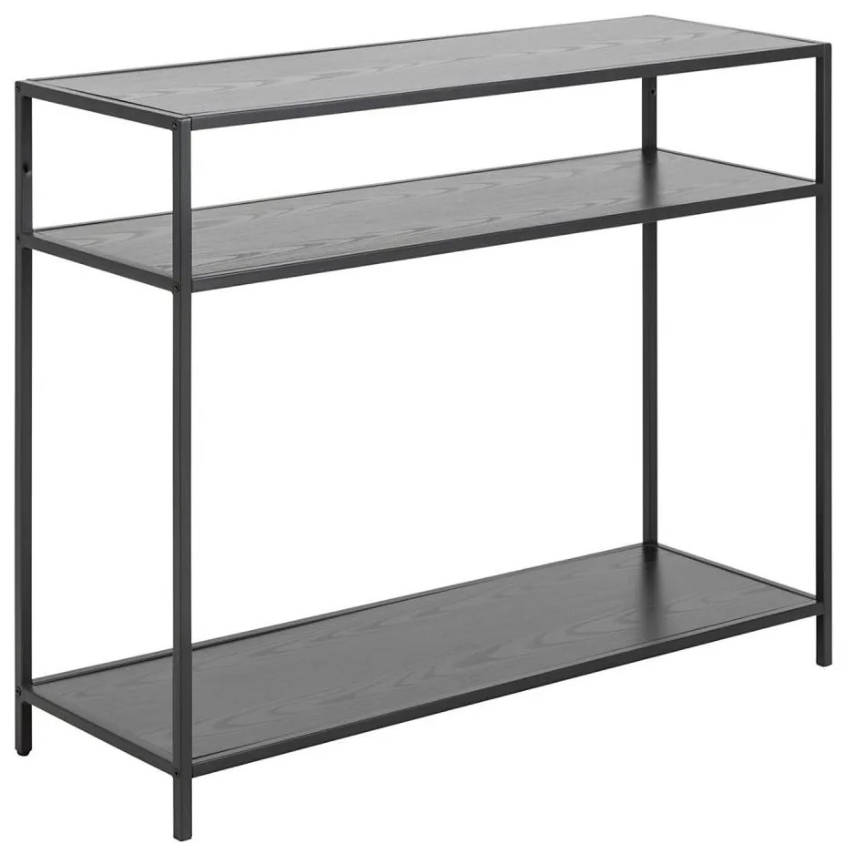 SARON konzolasztal fekete színben