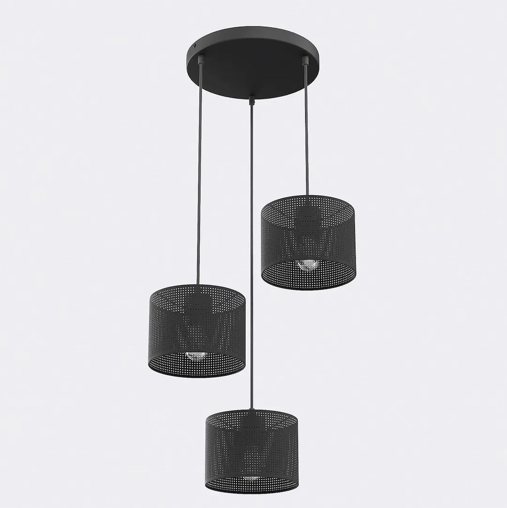 Emibig modern függeszték lux fekete emi1670/3prem
