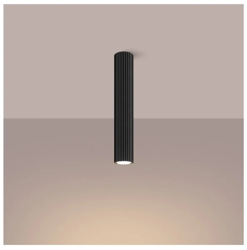 Fekete spotlámpa Gleam – Sollux