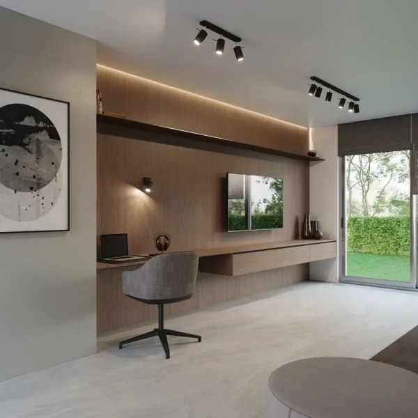 Sollux SL.0334 - Spotlámpa RING 6L 6xGU10/10W/230V fekete