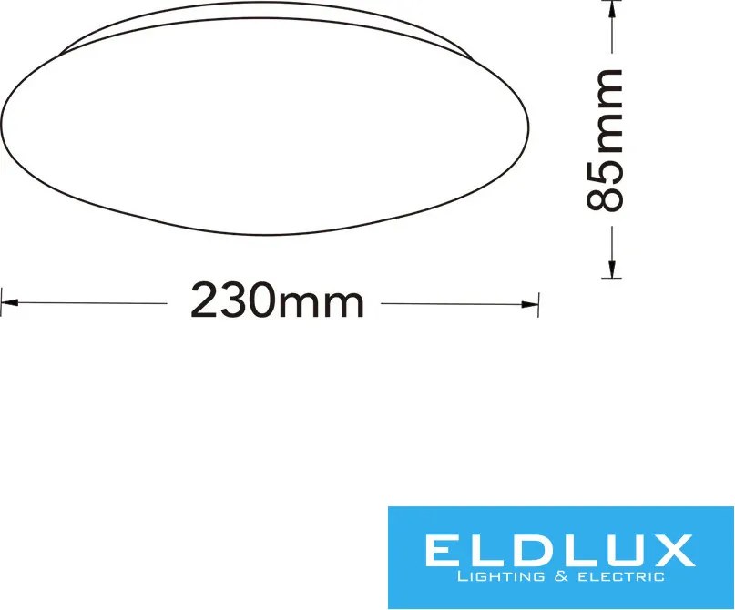 ELDLUX C01-18-3C Ufo Lámpa IP20