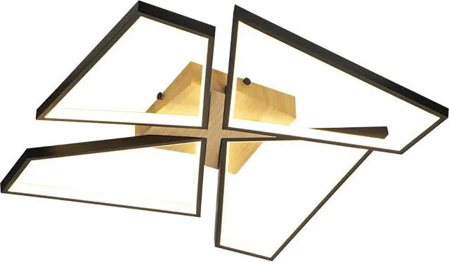 LED mennyezeti lámpa + távvezérlő 115W - TA1312/BW