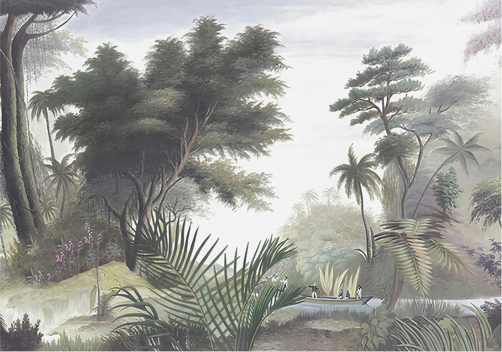 Fotótapéta Flizelin Fal a Hálószobába Egzotikus táj 208x146