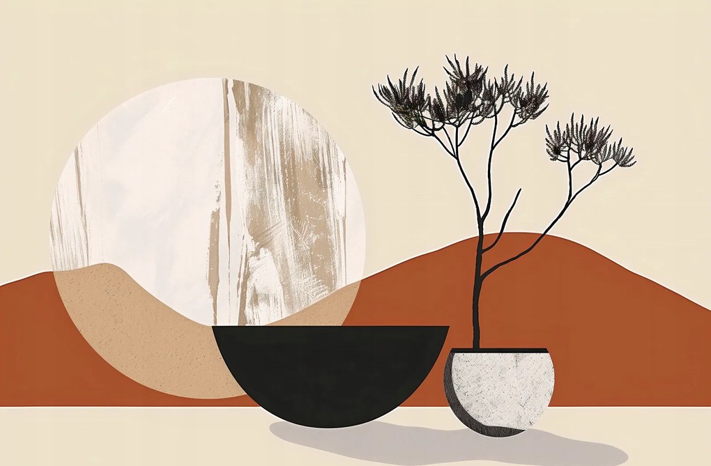 Poszter 91,5x60cm Absztrakt a tér felett