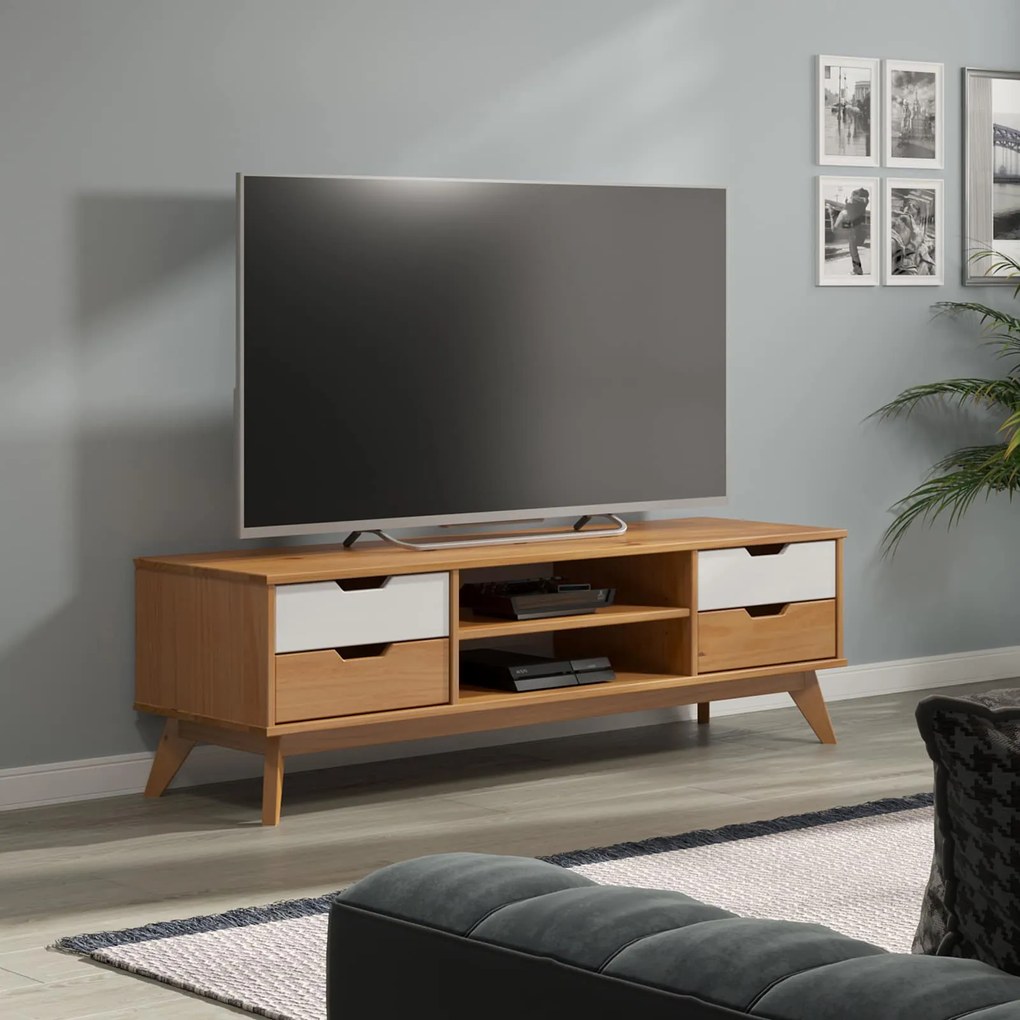 Casaria® TV állvány Borneo - 140x42x40cm