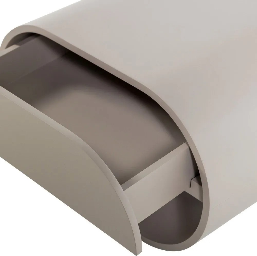 Szürkésbézs többszintes fali polc 39 cm Momo – WOOOD
