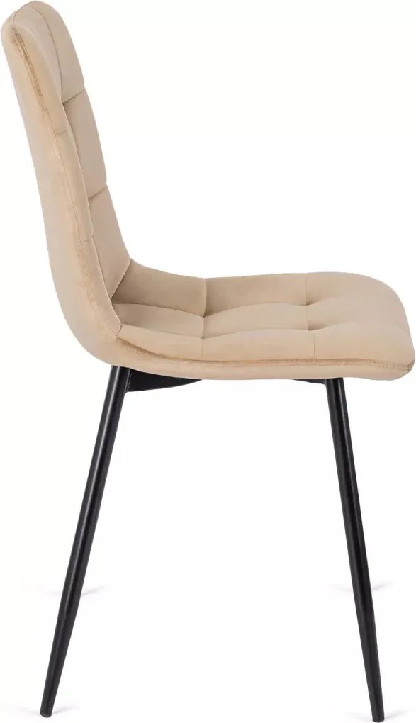 Bézs Bársony Étkezőszék. PERU Belföldi Raktárról