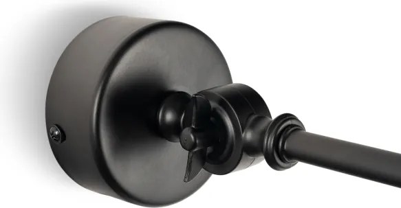 Brilagi - Fali lámpa QUILL 1xE27/40W/230V 83 cm fekete