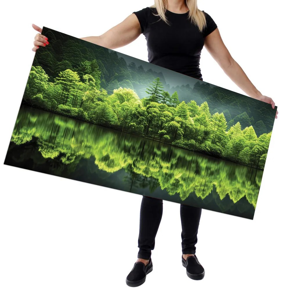Wallplex konyhahátfal Smaragd Erdő (Méret: 60x180)
