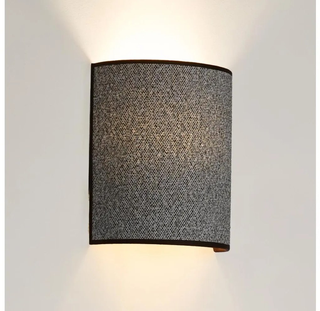 Brilagi - Fali lámpa SEMI 1xE27/15W/230V átm. 20 cm szürke