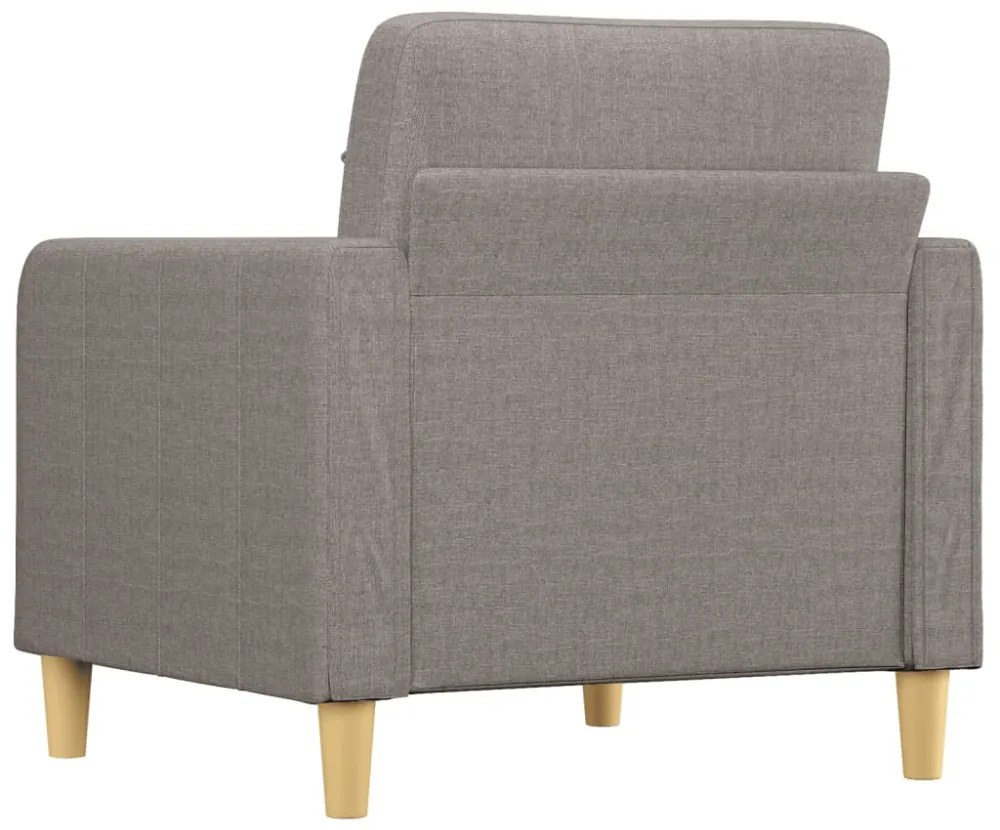 tópszínű szövet kanapéfotel 60 cm