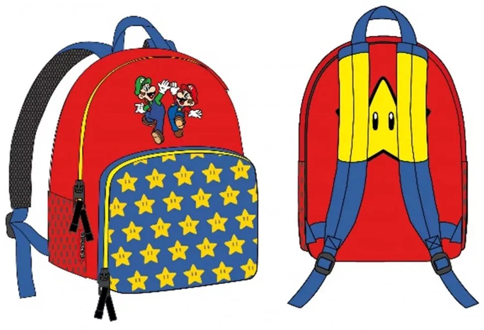 Super Mario hátizsák, táska 28 cm